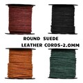 Xsotica-Round Suede Leather Cords- 2.0 MM Cord