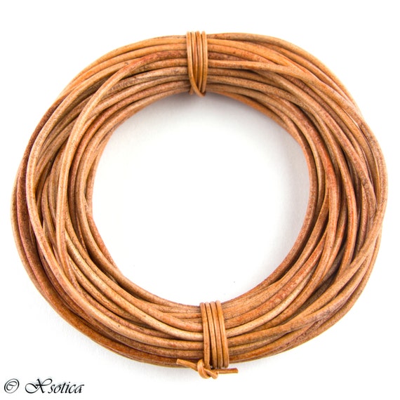 Xsotica® Black Round Leather Cord 2mm