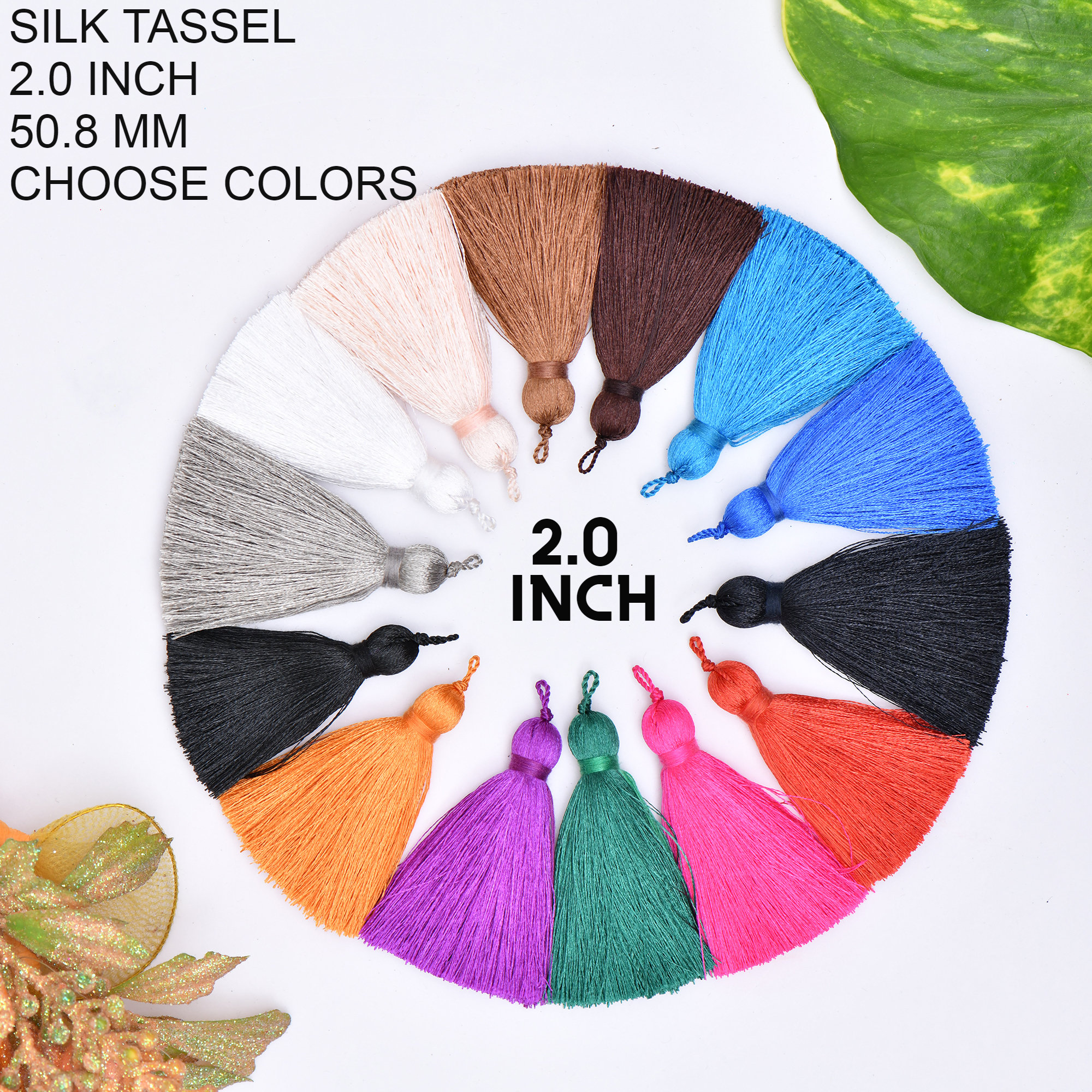 Xsotica® Silk Tassel ,DIY Craft Supplies Handmade Jewelry Tassels-2.0…