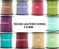 Xsotica-Regular Shades Round Leather Cords-1.5 MM Cord