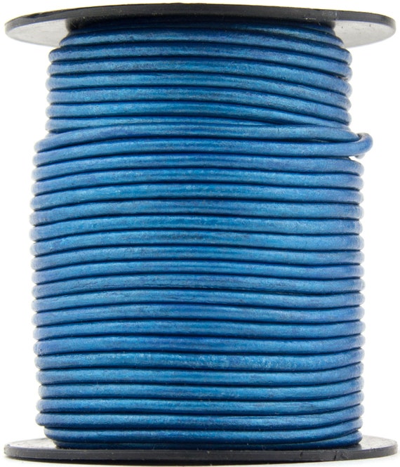 27 yards Xsotica® Light Green Round Leather Cord 1mm 25 meters