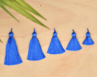 Xsotica® Silk Tassel,DIY Craft Supplies Handmade Jewelry Tassels -Royal Blue Tassle / Tassles