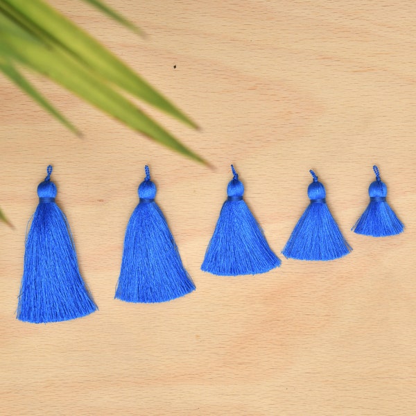 Xsotica® Silk Tassel,DIY Craft Supplies Handmade Jewelry Tassels -Royal Blue Tassle / Tassles