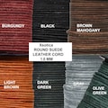 Xsotica-Round Suede Leather Cords- 1.0 MM Cord