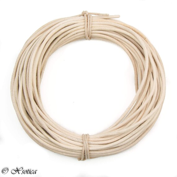Xsotica® Black Round Leather Cord 2mm