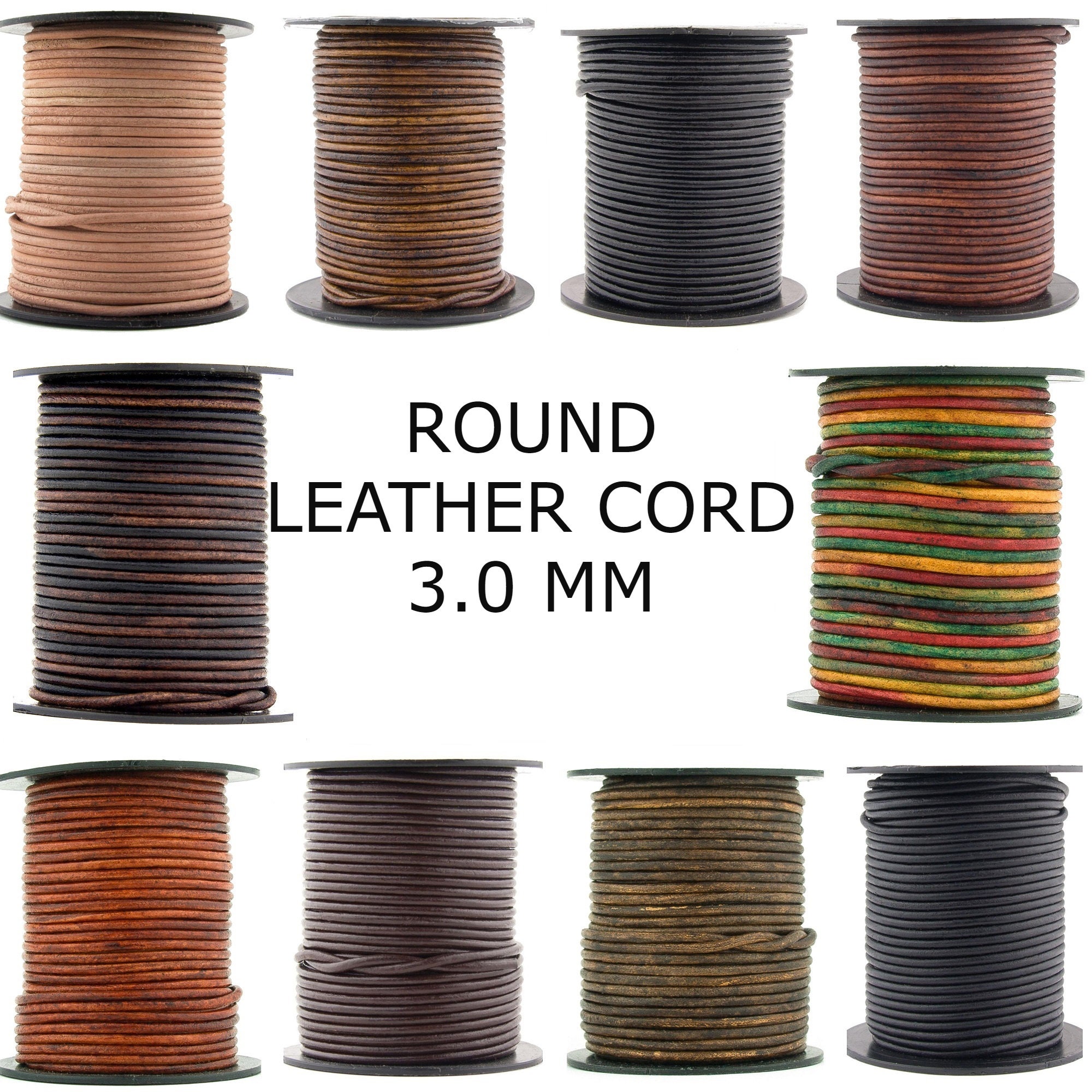 Leather String 3 mm. – BeadShopRome