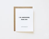 Mom Card – I'm Awesome