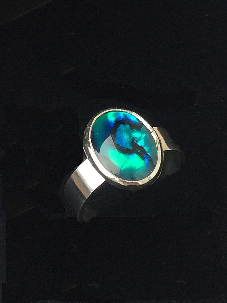 Pendentif Argent 925 - Onyx, Nacre Et Abalone - Poinçonné - Neuf Avec étiquettes