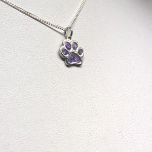 Cremation Ashes Memorial Dog Paw Cat Paw Necklace. Keepsake - Etsy