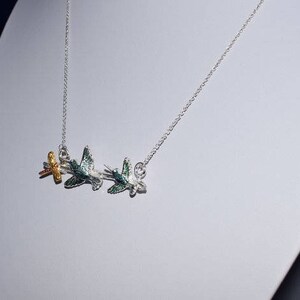 The Kingfishers Fine Silver 24 Carat Gold Plated image 4