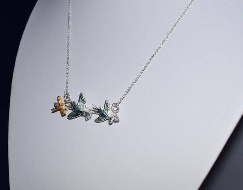 The Kingfishers Fine Silver 24 Carat Gold Plated image 4