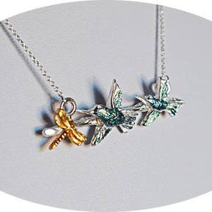 The Kingfishers Fine Silver 24 Carat Gold Plated image 5