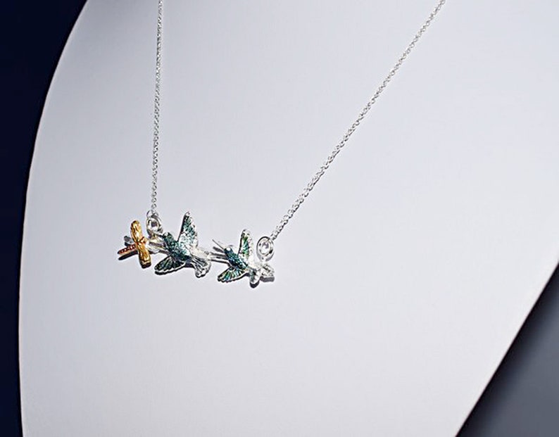 The Kingfishers Fine Silver 24 Carat Gold Plated image 8