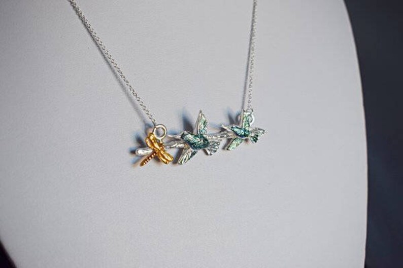 The Kingfishers Fine Silver 24 Carat Gold Plated image 6