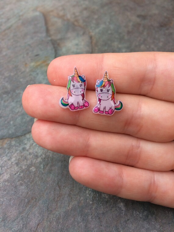 Pendientes unicornio. Pendientes las niñas. Joyería de - España