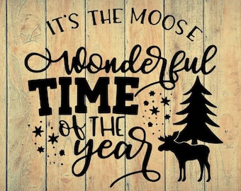 Download Christmas Moose Svg Etsy SVG Cut Files