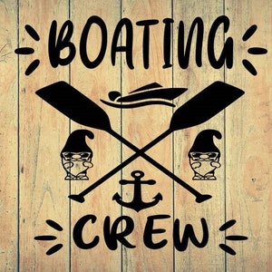 Boating Crew with paddles, digital file, instant download, svg, png, pdf, eps, dxf