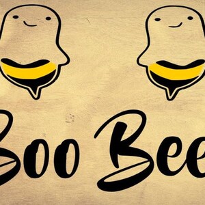 Boo Bees, ghost bees, digital file, instant download, svg, pdf, png, dxf, eps halloween