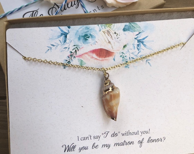 Matron of Honor Gift Necklace