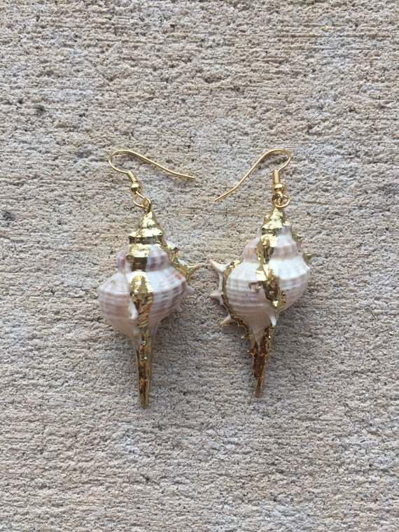 Etsy shop shell earrings