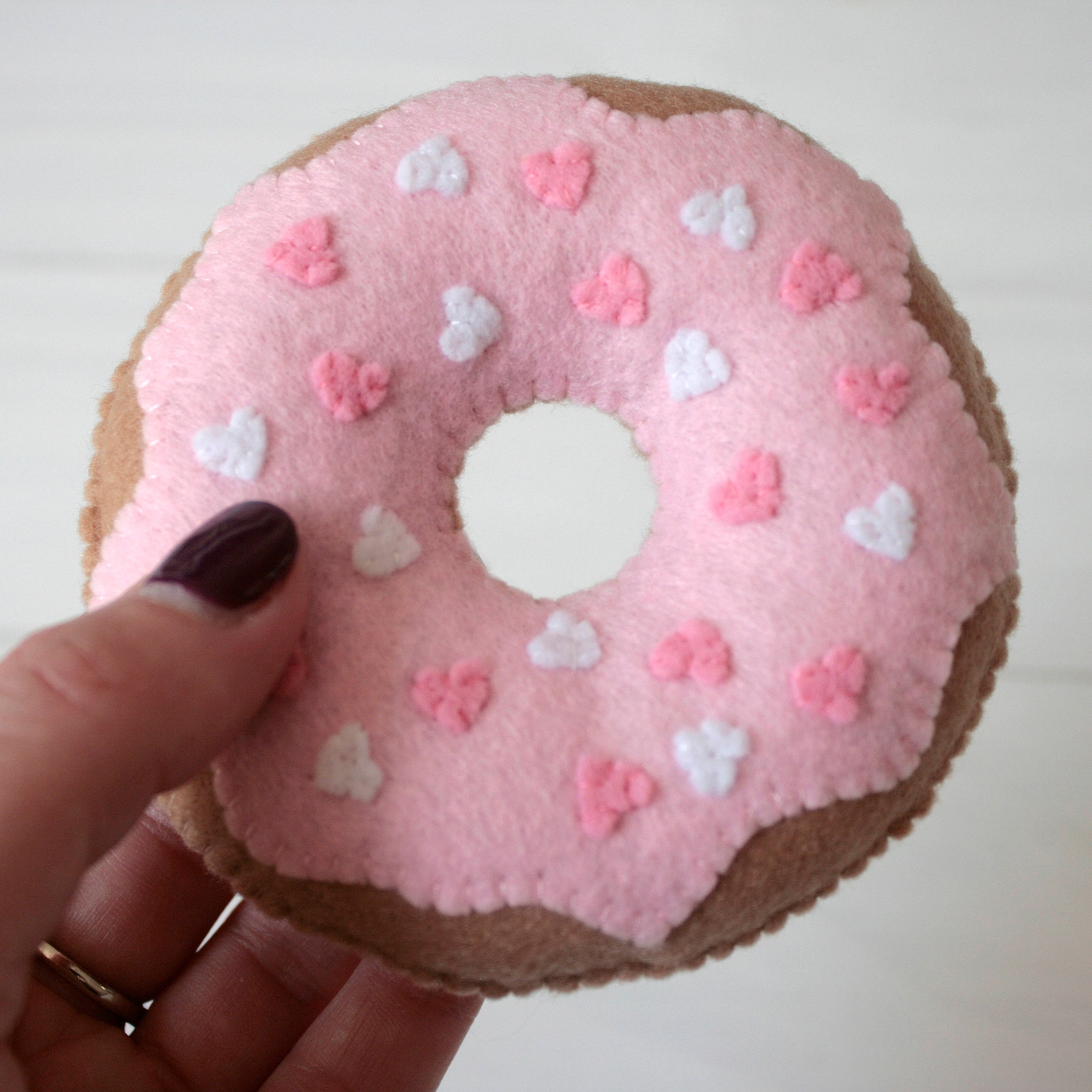 Felt Donuts Set of 6 Donuts for Pretend Play Pretend Food Etsy