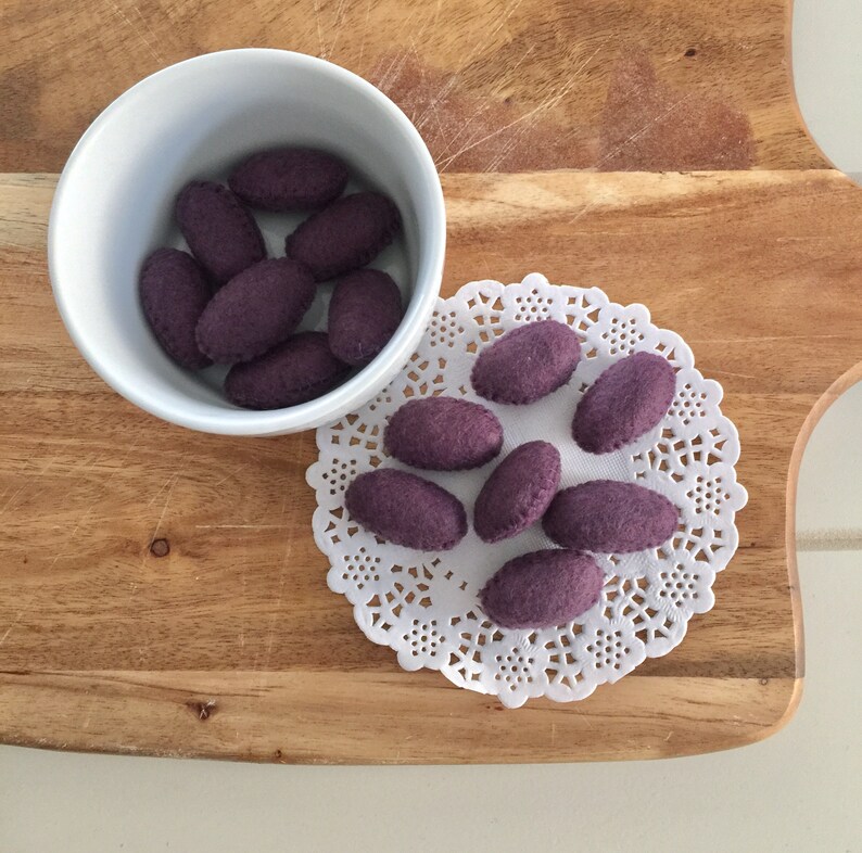 Felt Play Food Olives Felt Snacks Pretend Play Healthy Etsy