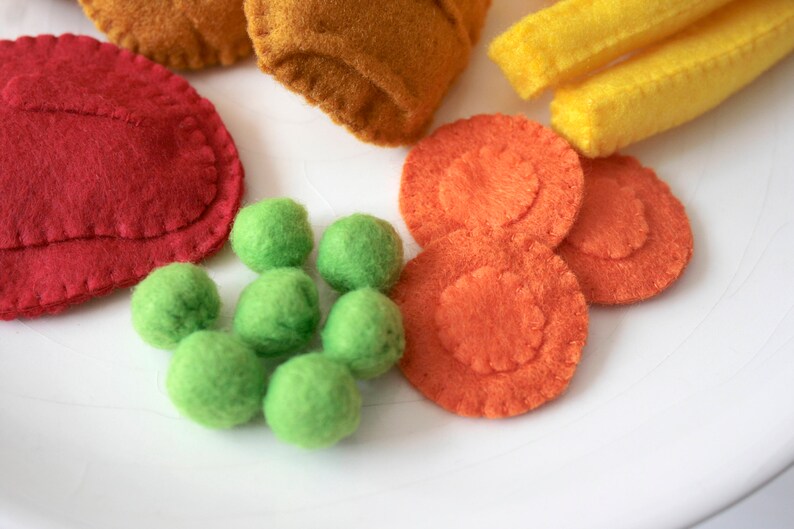 Buy Felt Chicken Nuggets and Chips, Felt Play Food Set, Felt Kids Meals