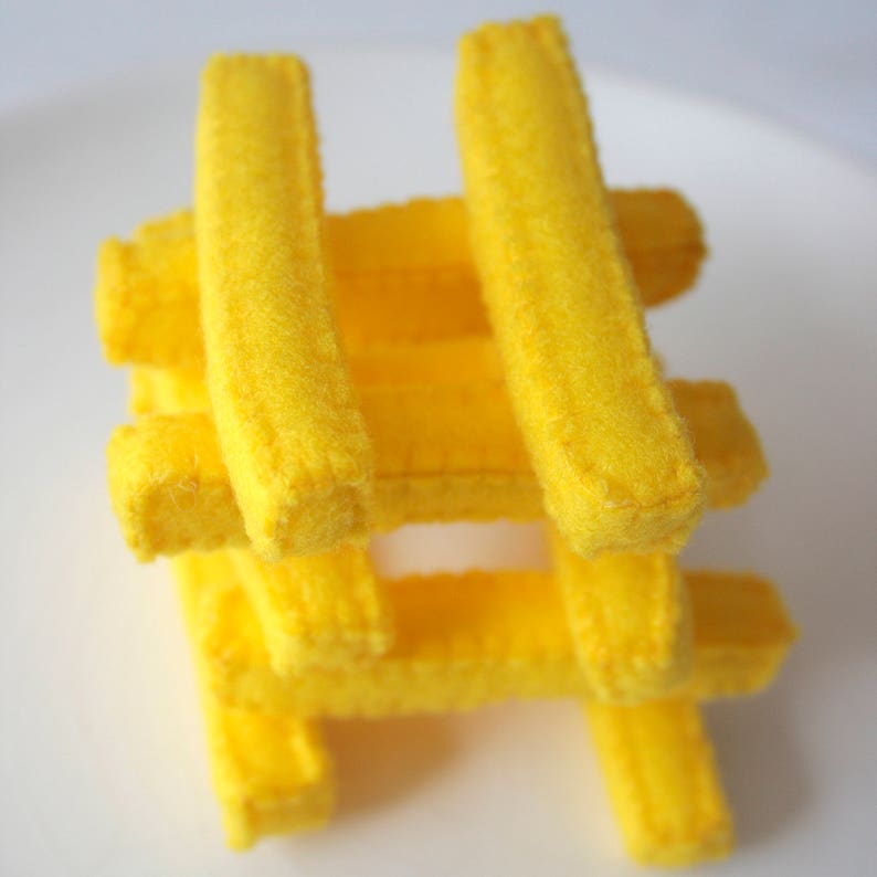 Buy Felt Chicken Nuggets and Chips, Felt Play Food Set, Felt Kids Meals