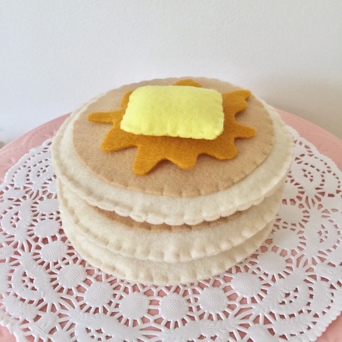 Pancakes Play Food Felt Food Felt Pancakes Pancake Stack Etsy Australia