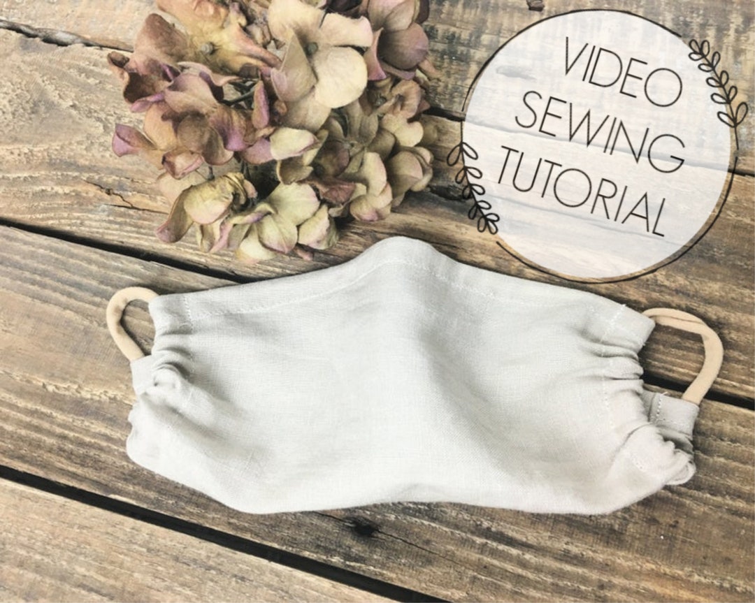 Easy Face Mask Video Tutorial Face Mask Pattern Washable Breathable