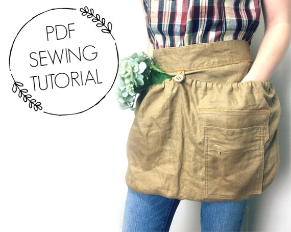 How to Sew a Garden Apron - Kippi at Home