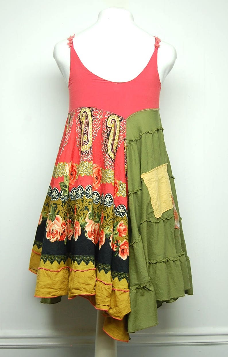 Hippie Boho Chic Tunic Funky Artsy Long Tunic Shabby Chic Etsy