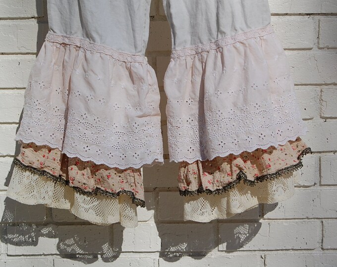 Boho Linen Pants Bloomers Pantaloon Victorian Edwardian - Etsy