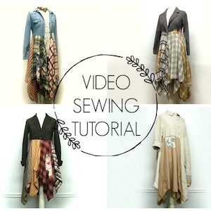 Long Jacket Tutorial Duster DIY Sewing Class Sewing Video Sewing ...
