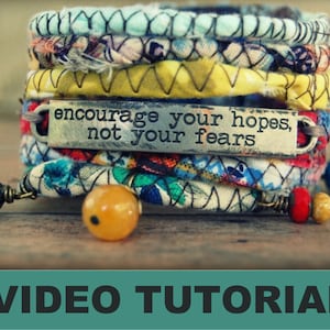 Jewelry Tutorial Video Tutorial Jewelry Making Boho Bracelet Boho Cuff Bohemian Jewelry Bohemian Bracelet image 2