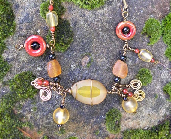 Glass beads online necklace designs