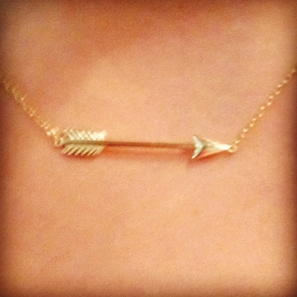 Gold Arrow Necklace