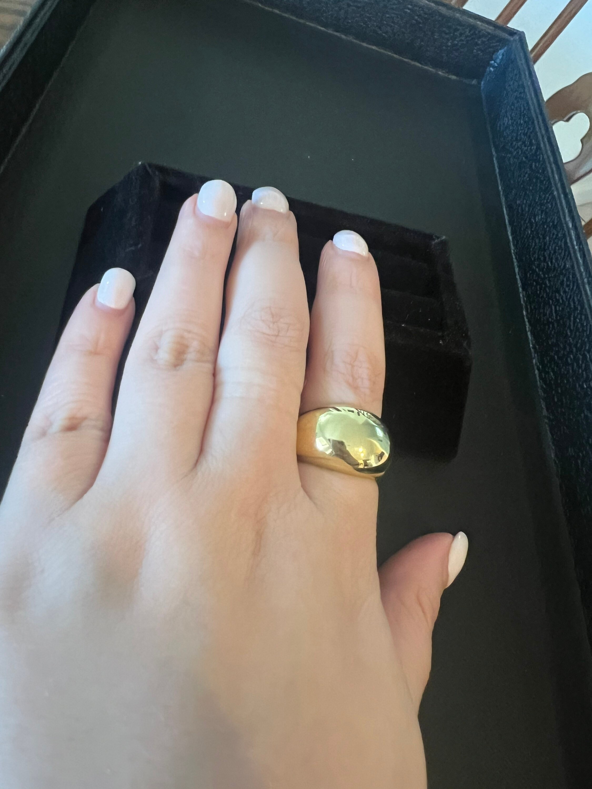 Chunky Gold Ring - Etsy