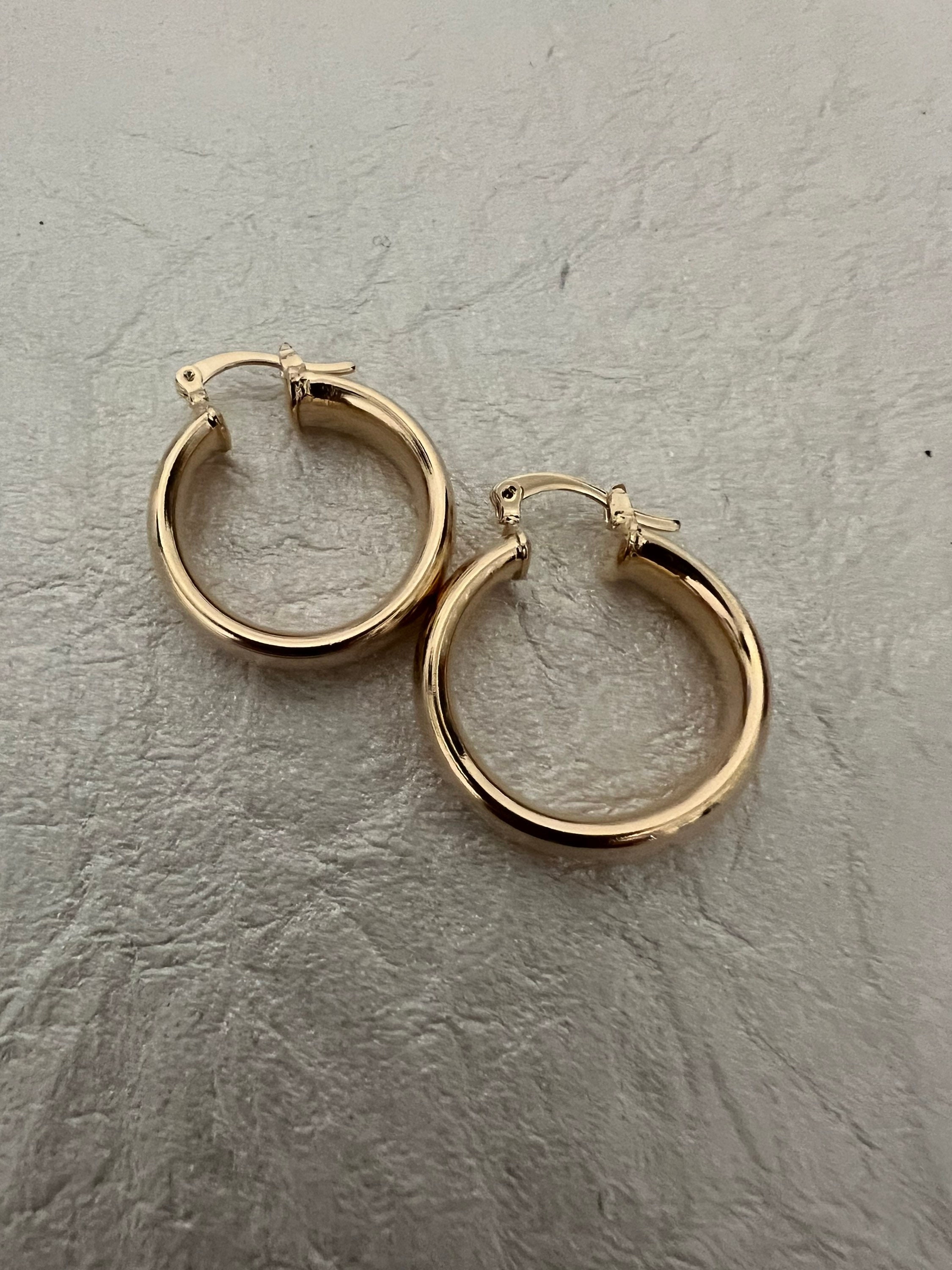 Simple Gold Hoops - Etsy