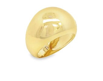 Chunky gold ring