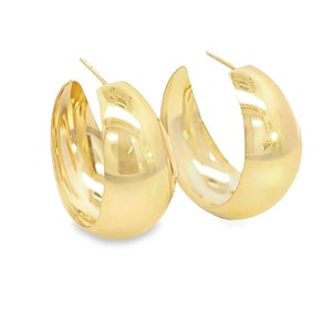 Round flat wide hoops
