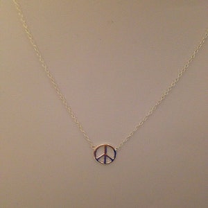 Peace Sign necklace