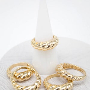 Twisted Ring - 18k gold filled