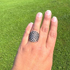 Pandora Sterling Silver Shimmering Lace Ring w/ Cubic Zirconia – Size 7