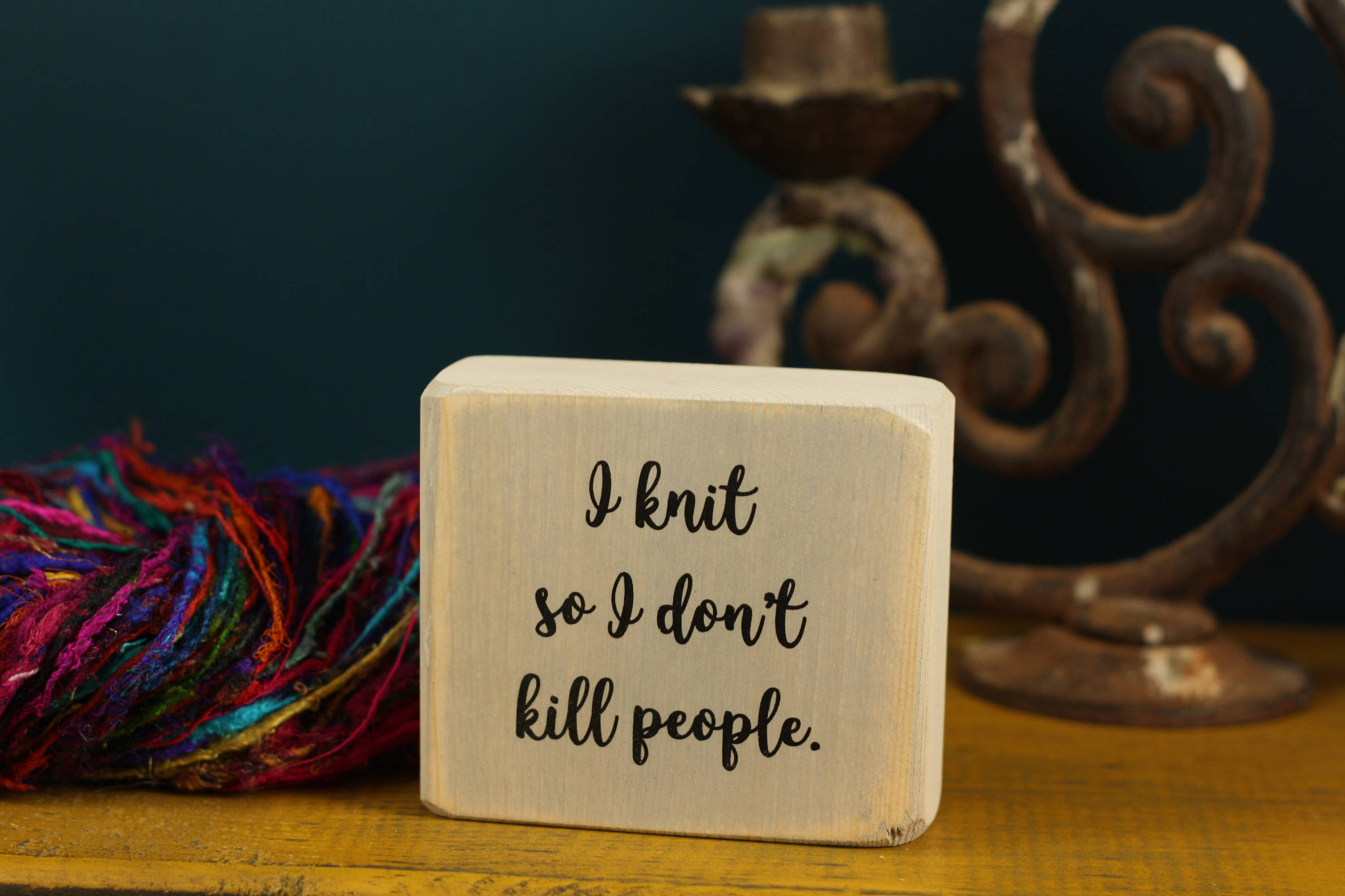 knitter gift funny gifts for knitters unique knitting sign Etsy