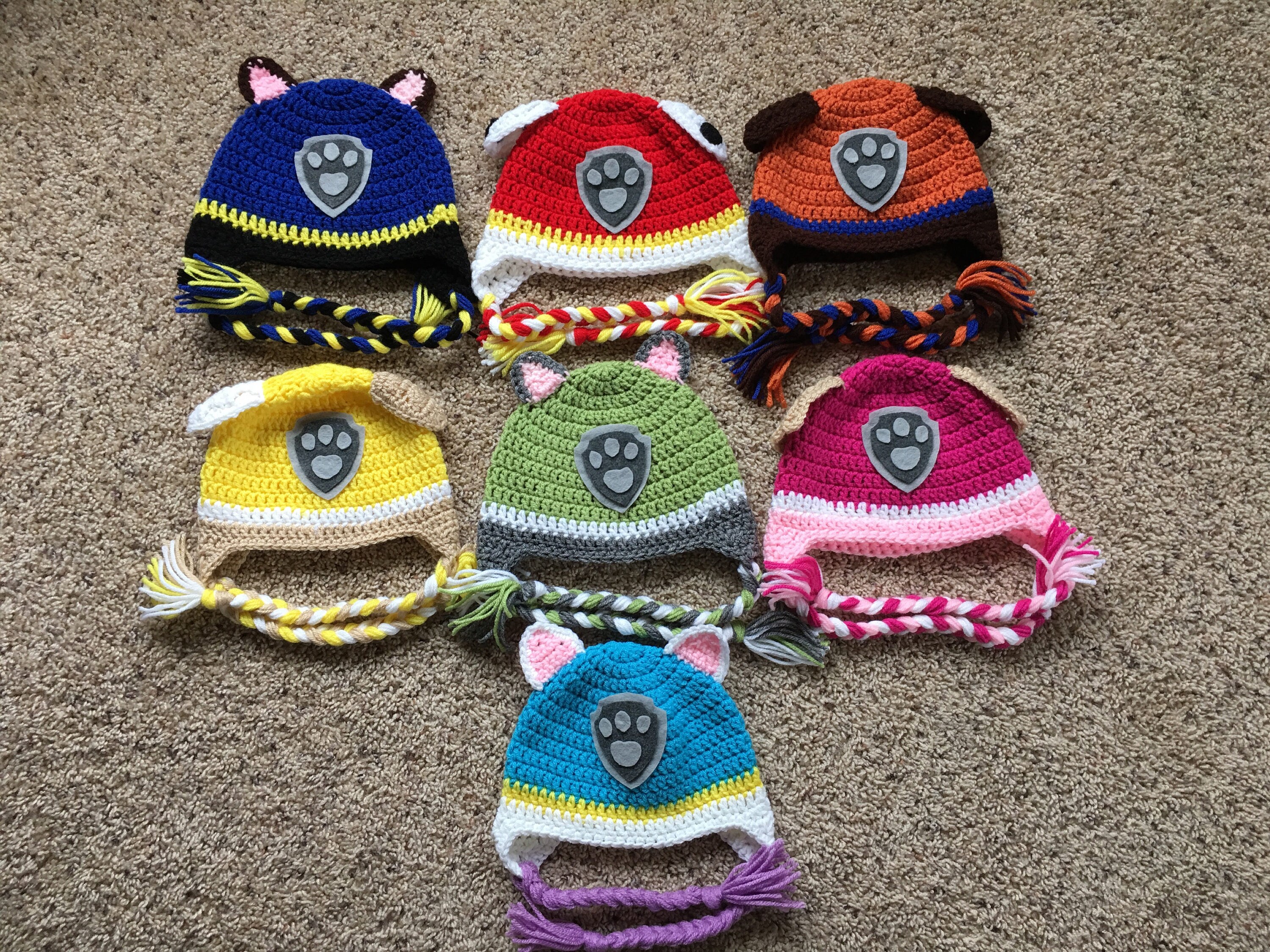 Paw Patrol Hats | Etsy