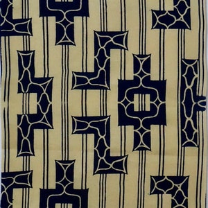 Rare Vintage Japanese Indigo Ainu cotton yukata fabric