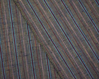 Enshu Momen - Tsumugi cotton kimono fabric for boro patchwork quilting clothing projects