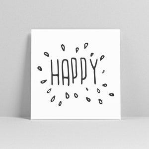 Little Note "Happy"