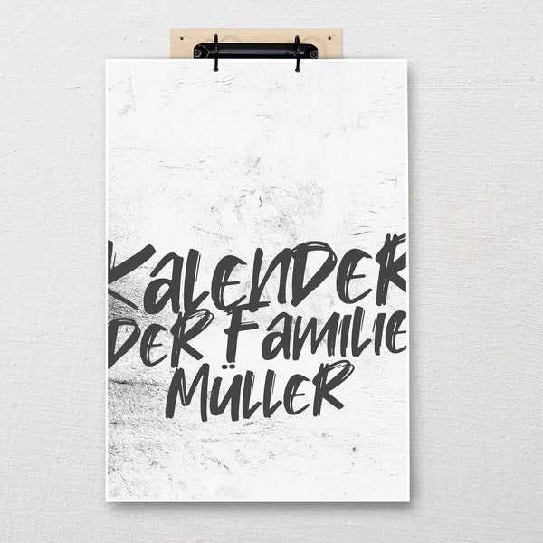 DIN-A3 Familienkalender "Bold" 2023/2024